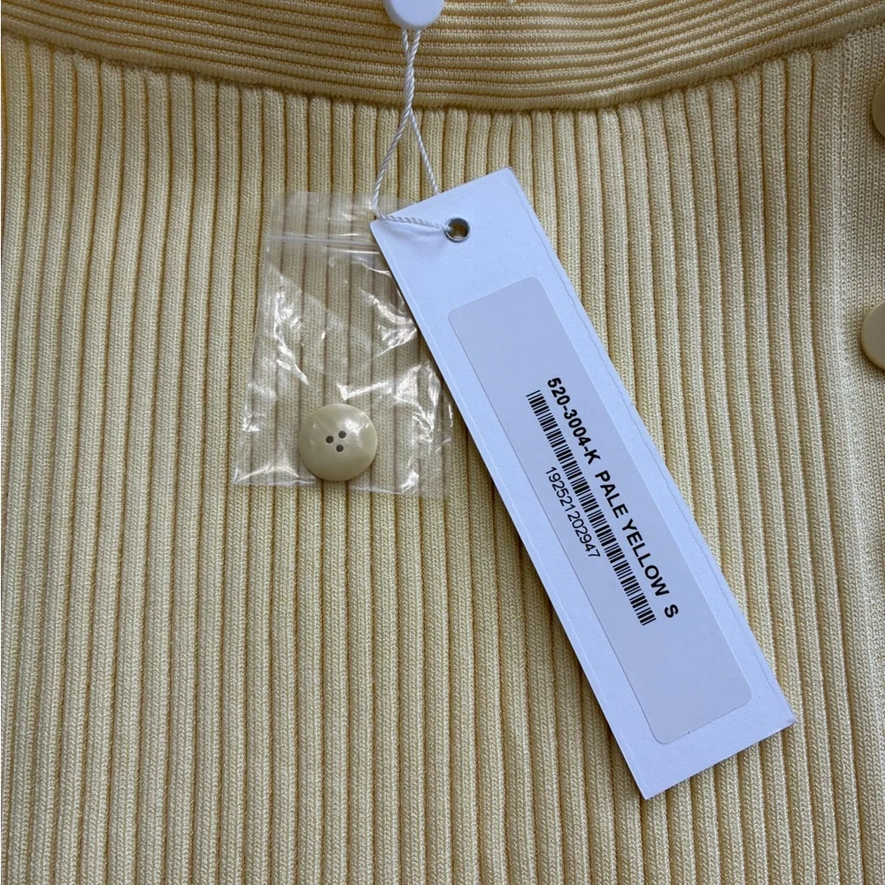 Jonathan Simkhai Compact Rib Knit Mini Skirt
Size: S
Color: Light Yellow - Picture 5 of 5